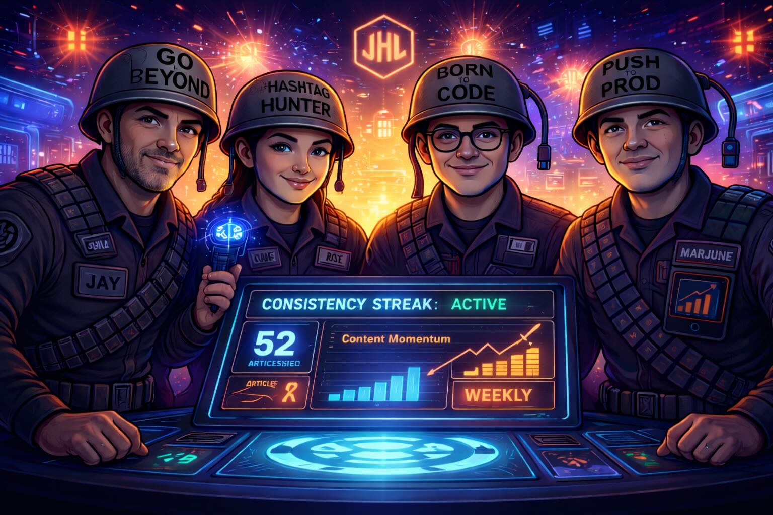 Consistent habits and disciplined execution build trust over time, symbolized by a New Year operational reset